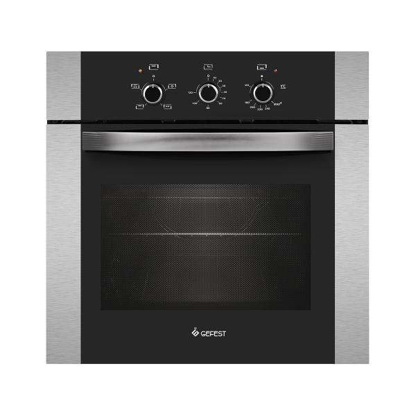 Духовой шкаф газоэлектрический Gefest ДГЭ 621-01 Н3, нержавеющая сталь