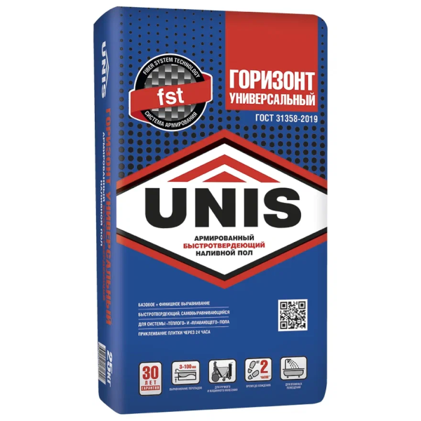 Наливной пол UNIS Горизонт универсальный 20кг