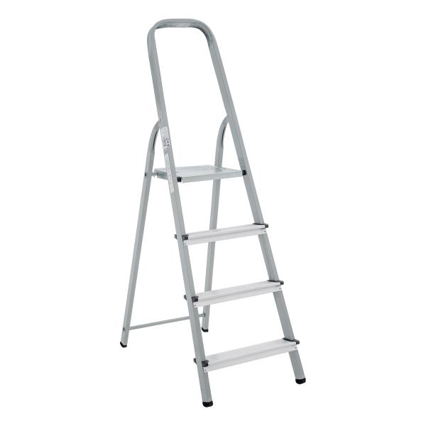 Лестница-стремянка Новая Высота NV1130, 4 ступени, рабочая нагрузка 150 кг