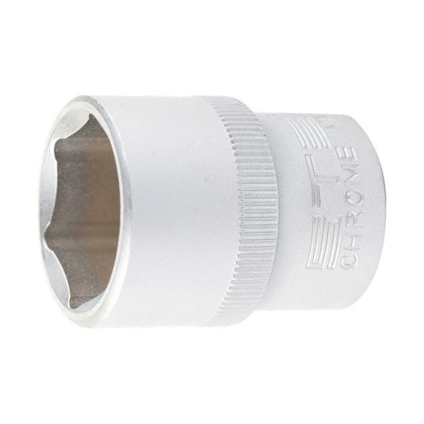 Головка торцевая  19мм, 6-гранная, CrV, под квадрат 1/2" (13830) (STELS)