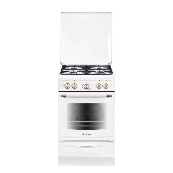 Плита газовая Gefest ПГ 5100-02 0185, белая, 50 см