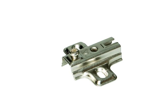 Монтажная планка крестовая Metalla A, высота 2 мм, крепление шурупами, монтаж задвижением, Hafele, 311.98.502