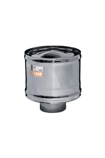 Зонт-Д с ветрозащитой (н/ж сталь 0.5мм) Ф135