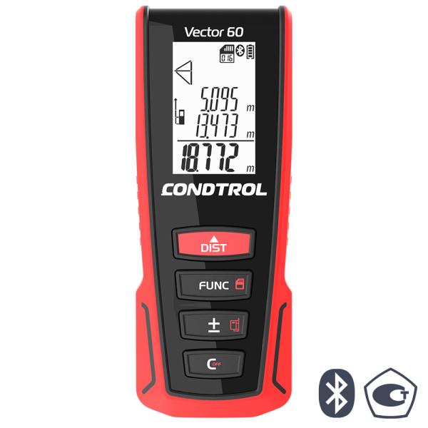 Дальномер лазерный Condtrol Vector 60, 60 м