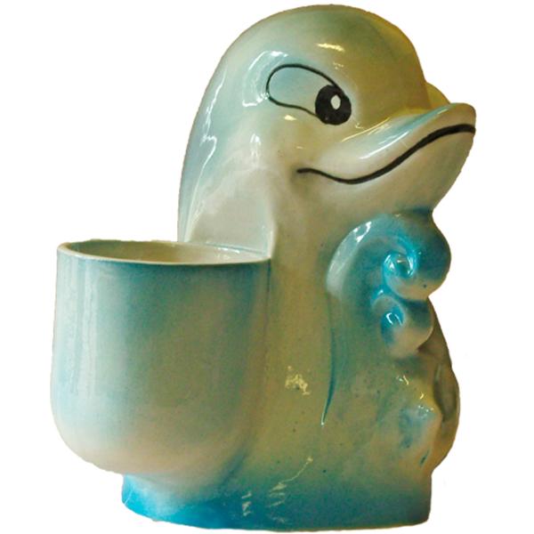 Ершик для унитаза ПКФ Фарфор Дельфин голубой