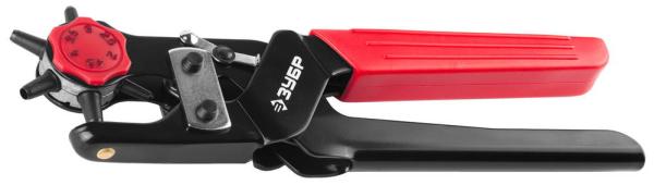 Дырокол револьверный для кожи 2-4,5 мм, Зубр