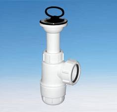 Прямой бутылочный сифон MC"ALPINE MRW2