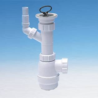 Сифон для мойки MC"ALPINE MRSK3 1 1/2" х 40мм