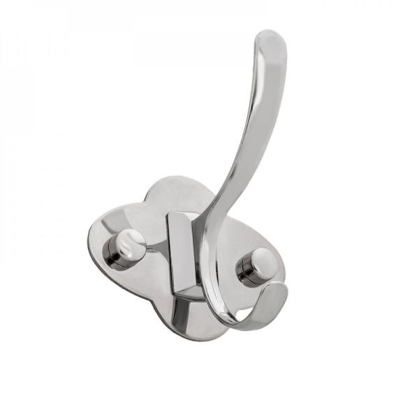 Крючок двойной АкваЛиния хром 005-04