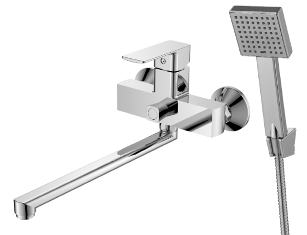 Смеситель для ванны Decoroom DR20043 длинный излив