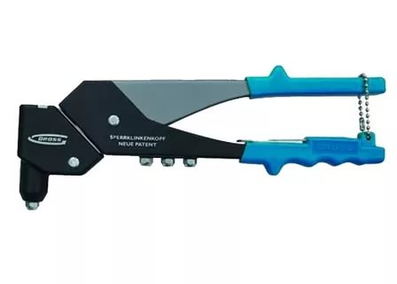 Заклепочник литой, усиленный, заклепки 2,4-4,8мм (40403) (GROSS)