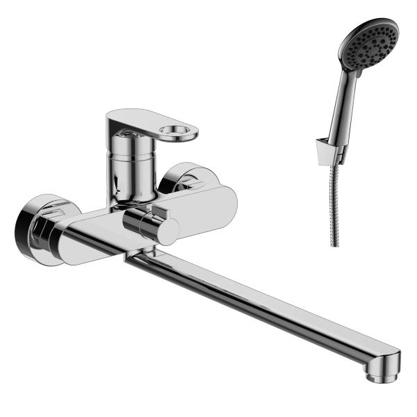 Смеситель для ванны Rossinka длинный излив RS33-32