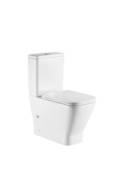 Унитаз-компакт Hydroom Sente HD-2168NT3 безободковый, сиденье с микролифтом, смыв торнадо