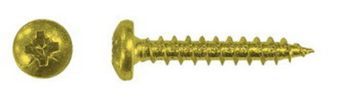 Шуруп  п/сфера желтый цинк 4,0х12