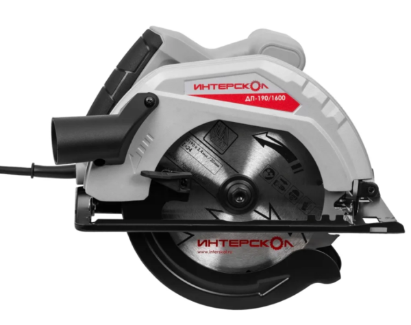 Пила дисковая сетевая Интерскол, ДП-190/1600 ПРОМО, 1600 Вт, 190 мм