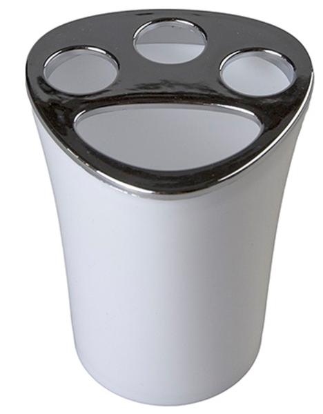 355-02 Стакан для зубных щеток Wiki white