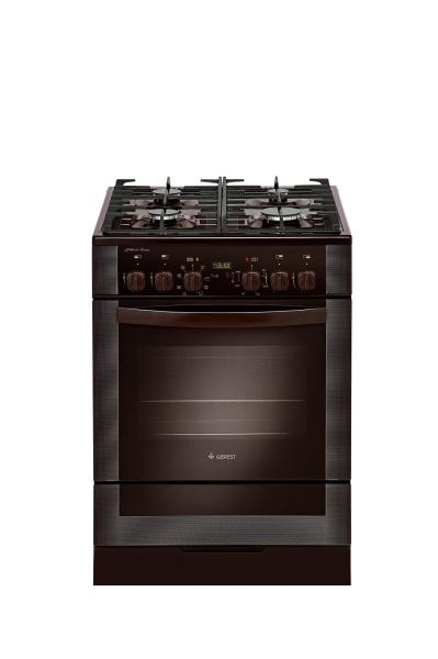 Плита кухонная газо-электрическая GEFEST 6502-03 0045 коричневая