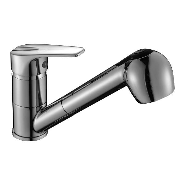 Смеситель для кухни Rossinka выдвижная лейка D40-25