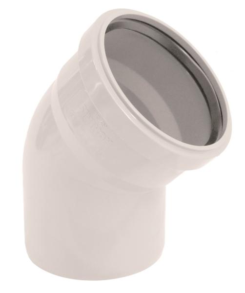 Отвод бесшум. D110 х 45`