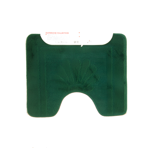 Коврик для туалета Zalel 55х45 см, темно-зеленый