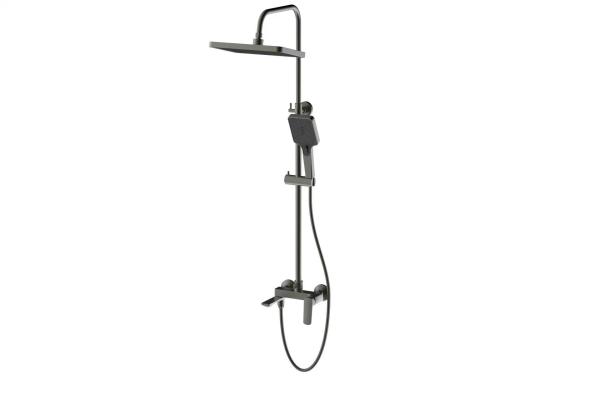 Душевая система Avrora Rivon AV6540GM оружейная сталь