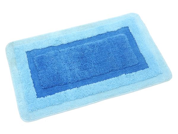 Коврик для ванной комнаты Wess Belorr 80х50 см, синий