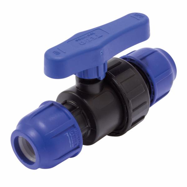 Кран шаровой ПНД разъемный  25 x 25 (6)