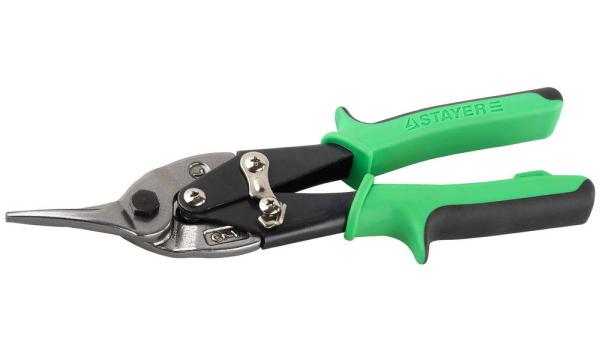 Ножницы по металлу двухрычажные HERCULES,  Cr-Mo, 250мм, левые, DIN 6438, STAYER Professional (2322)