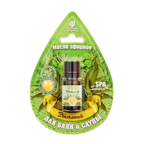 Масло эфирное ЭВКАЛИПТ "Банные штучки", 10мл в блистере, арт.32208