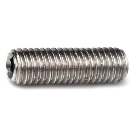 Винт установочный М 8х10, DIN913, с внутренним шестигранником, с плоским концом, А2, нержавейка