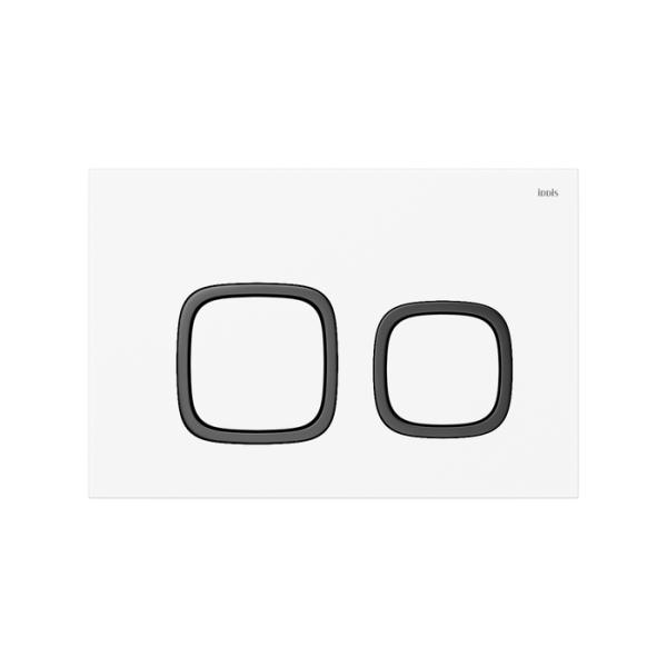 Кнопка смыва Iddis Unifix 004 для инсталляции, механическая, белая, UNI04WBi77