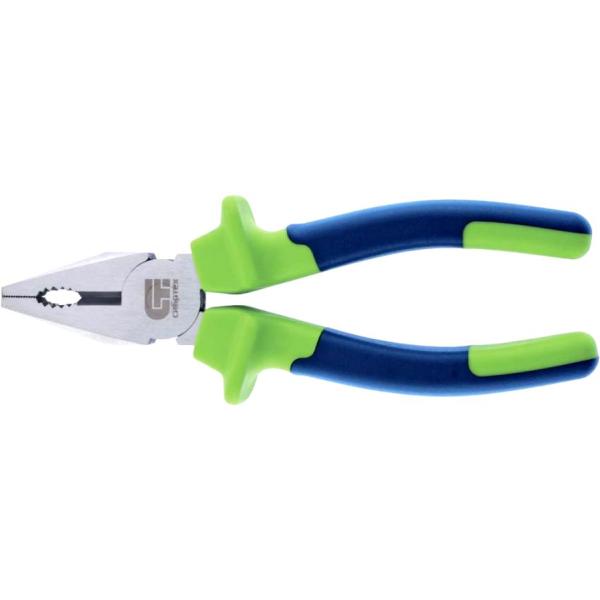 Плоскогубцы комбинированные 180мм, двухкомпонентная рукоятка (17051) (Сибртех)