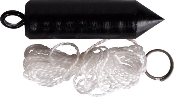 Отвес строительный 400г, ARHIMEDES, веревка 5м, 90166