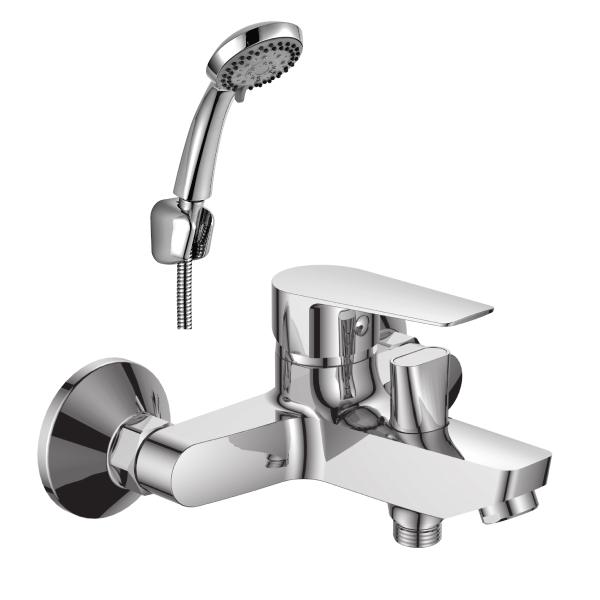 Смеситель для ванны Rossinka короткий излив S35-31