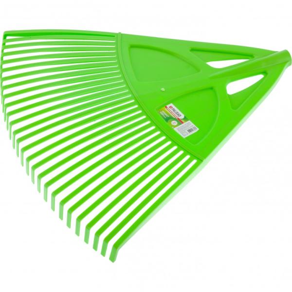 Грабли веерн. пластиковые 620мм, 27 плоск. зубьев, б/черенка (61709) Palisad