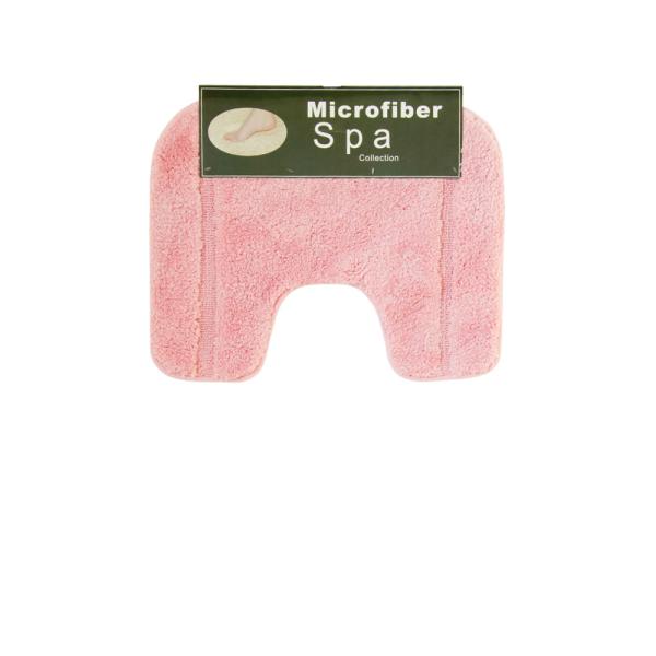 Коврик для туалета Zalel Lux Border 55х45 см, розовый
