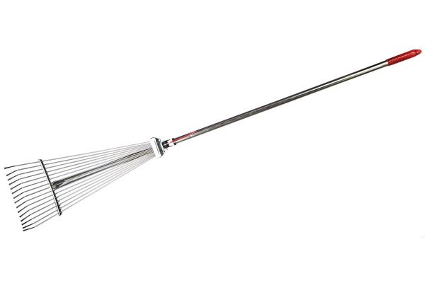Грабли веерные проволочные раздвижные ГВР-15, мет. черенок