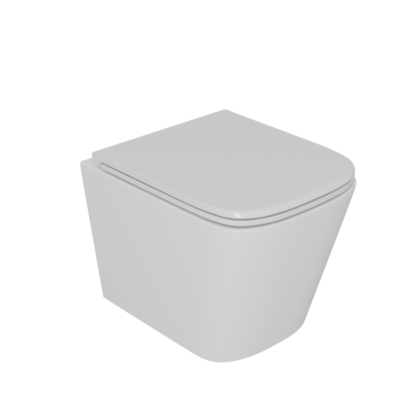 Унитаз подвесной D&K Berlin DT1436016 безободковый с микролифтом