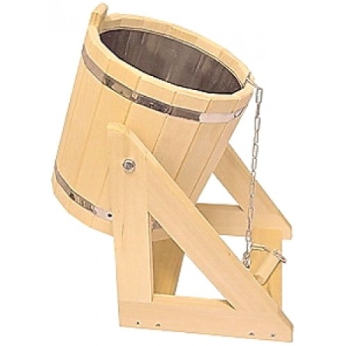 Обливное устройство 15 л с нерж. вставкой, липа (ОН-15)