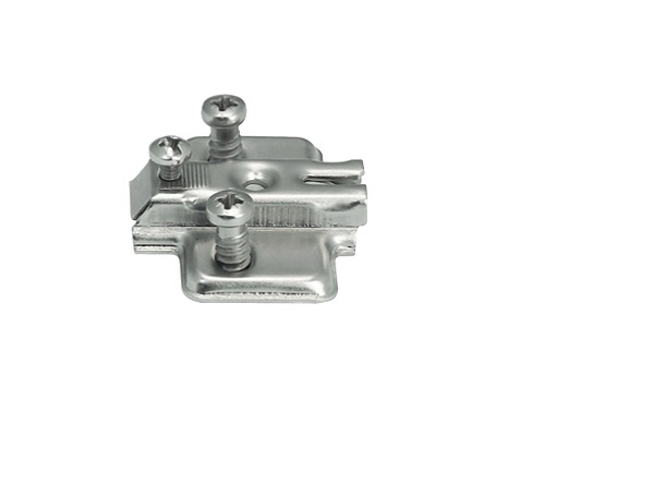 Монтажная планка крестовая Metallamat A, высота 2 мм, с предустановленными винтами, монтаж задвижением, Hafele, 316.51.522