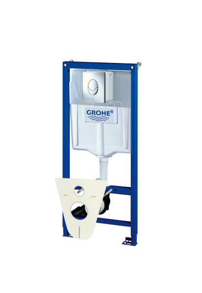 Инсталляция д/подв. унитаза Grohe 4 в 1 38 750 001 Rapid SL с кн. Skate Air