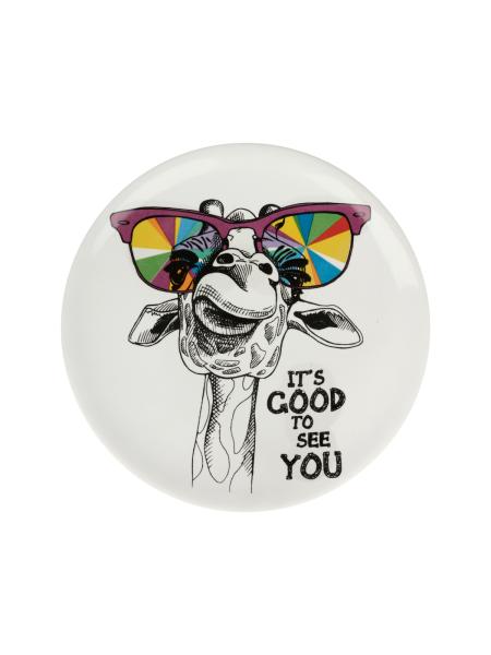 Мыльница АкваЛиния Happy Giraffe белая BCE0083AA-SD