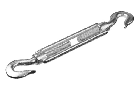 Талреп крюк-крюк М 14, DIN 1480, оцинкованный