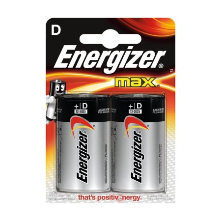 Батарейка Energizer Max LR20 BP (уп.=2шт.)