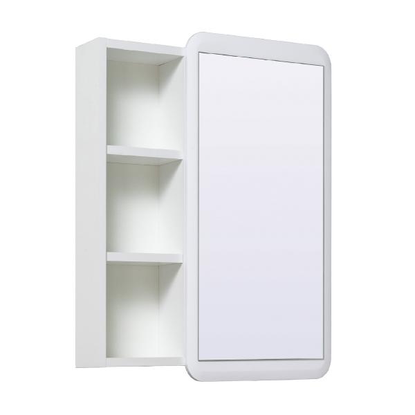 Шкаф зеркальный Runo Капри 55 (Белый), УТ000003786