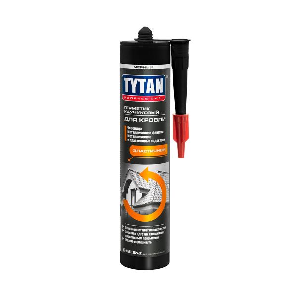 Герметик каучуковый для кровли Tytan Professional 310мл, черный