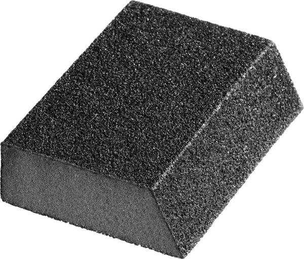 Губка шлифовальная угловая, 100x68x42х26 мм, Р180, зерно - оксид алюминия, средняя жесткость, STAYER "MASTER" (3561-180)