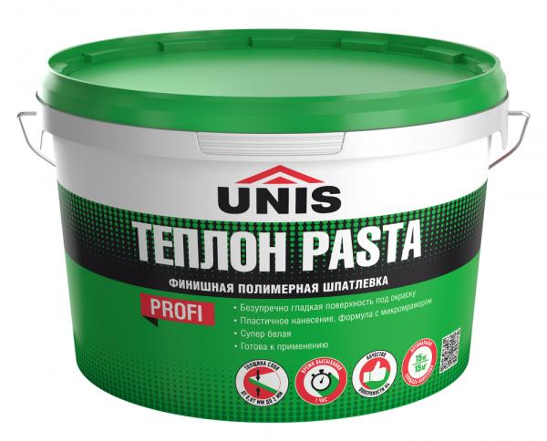 Шпаклевка полимерная Pasta Теплон 15 кг, Unis