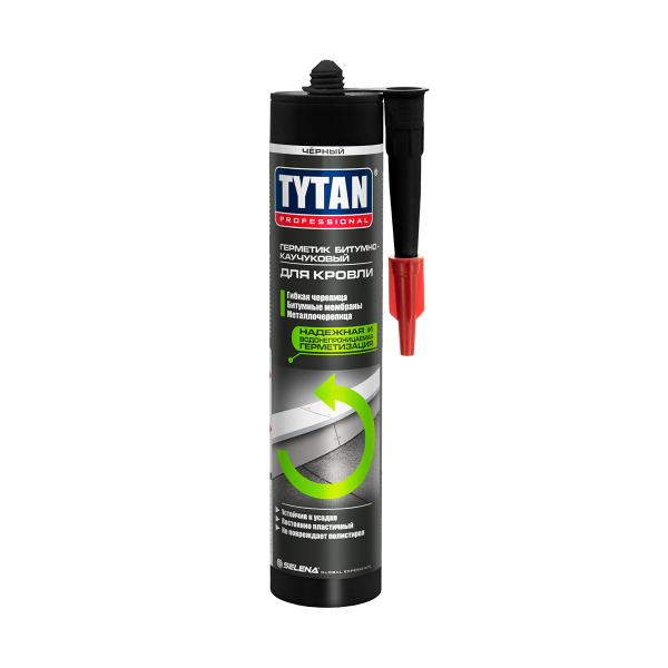 Герметик битумно-каучуковый для кровли Tytan Professional 310мл, черный