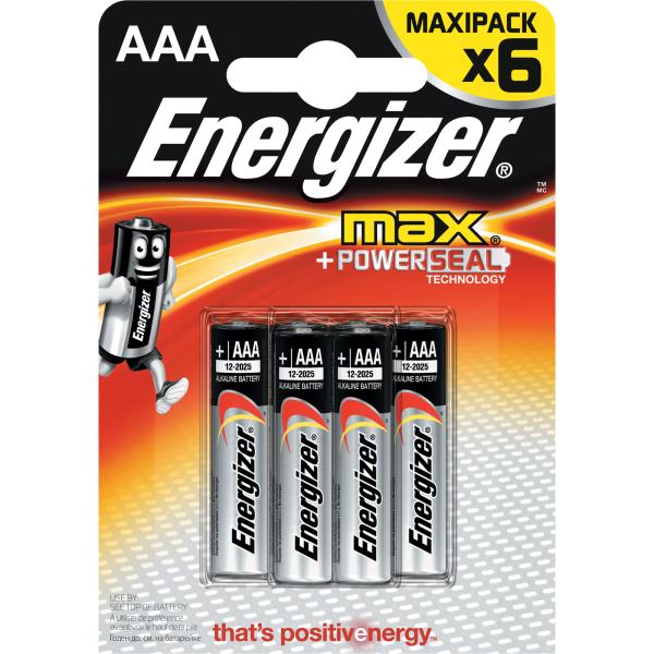 Батарейка Energizer Max LR03 BP (ААА) (уп.=4шт.)